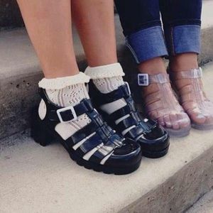 American apparel jelly shoes